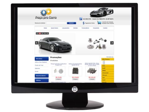  Lojas Virtuais: Auto Peças: Peça pra Carro