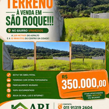 Terreno a venda em São Roque!!!