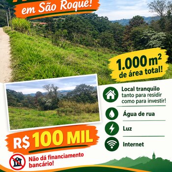 Terreno a venda em São Roque SP