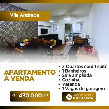 Apartamento de 64m² com 3 Quartos, Suíte, Sala Ampliada, 1 Vaga, Depósito Privativo e Lazer Completo!