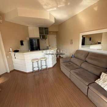 Apartamento 1 dorm. mobiliado para locação na Vila Andrade - Morumbi