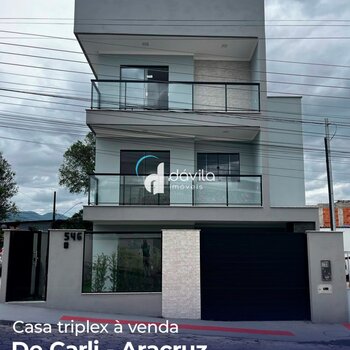 Casa triplex á venda no bairro De Carli, Aracruz