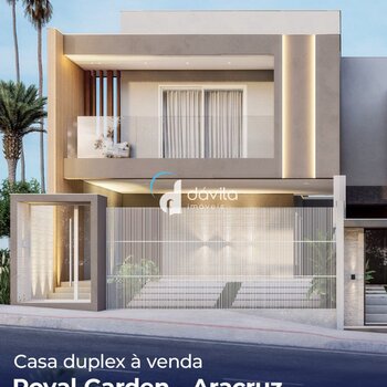 Casa duplex á venda em Royal Garden, Aracruz